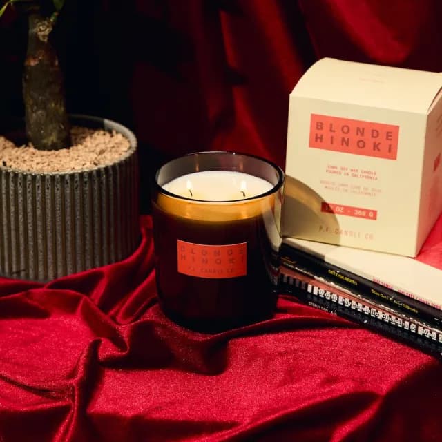 【P.F. CANDLE CO.】美國HI-FI手工香氛蠟燭13oz－黃金檜木(BLONDE HINOKI)