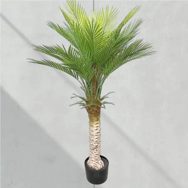 【POKO】仿真景觀棕櫚樹 高仿真150公分大型盆栽(椰子樹 景觀室內外裝飾 人工植物 家居 園藝 裝飾造景)