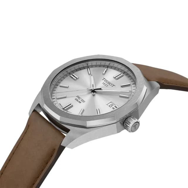 【TISSOT 天梭】PRC 100系列 太陽能 經典時尚腕錶 父親節 禮物 送禮 推薦(T1514221603100)