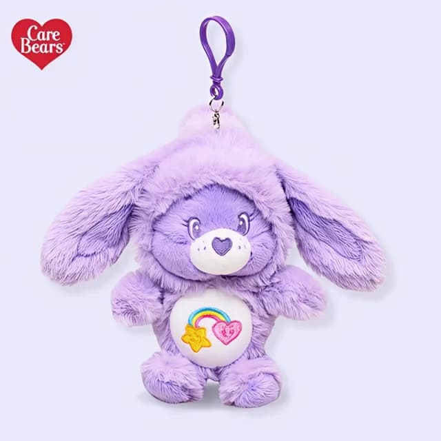 【Care Bears】美國彩虹熊愛心熊長耳兔系列正版授權毛絨玩偶吊飾(女兒女友生日交換聖誕禮物)