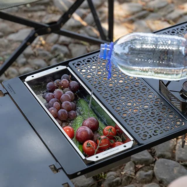 【Chill Outdoor】柯曼 IGT半單位餐具盒CK-11(露營 IGT單位桌 餐具盒 置物盒)