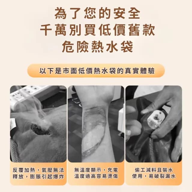 【暖寶寶】多功能柔軟石墨烯發熱暖手袋(USB數溫顯暖手墊 電暖袋 發熱暖宮袋 暖手寶 熱敷墊 生日禮物)
