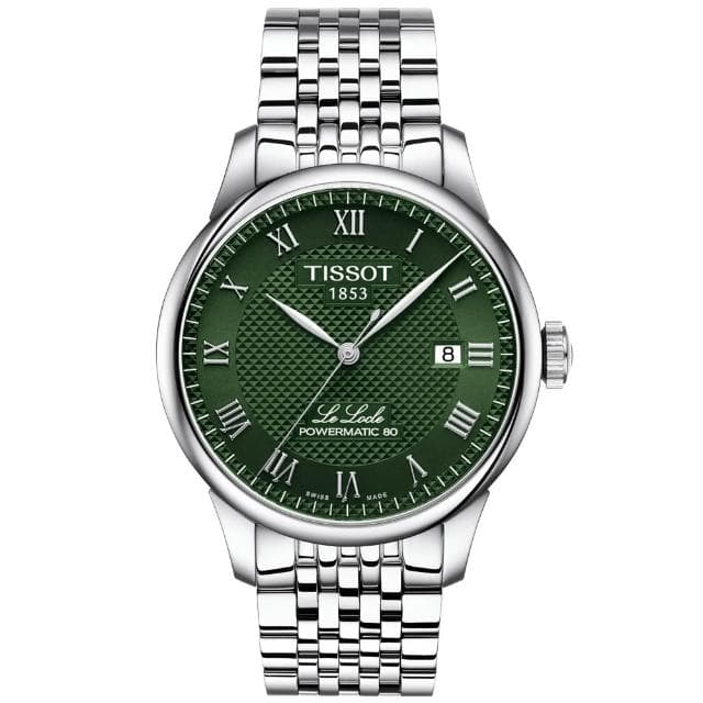 【TISSOT 天梭 官方授權】LE LOCLE 力洛克機械對錶 七夕 情人節 送禮 推薦(T0064071109300+T0062071109600)
