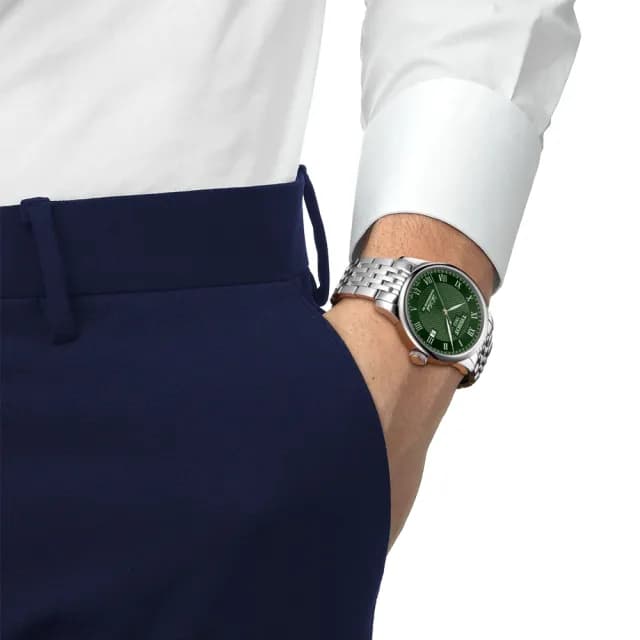 【TISSOT 天梭 官方授權】LE LOCLE 力洛克 機械對錶 畢業禮物 送禮 推薦(T0064071109300+T0062071109600)