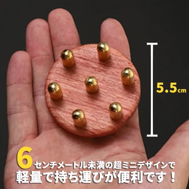 【DIVA】日式春野深邃木感銅柱全方位按摩梳(筋膜梳 頭皮梳 母親節禮物)