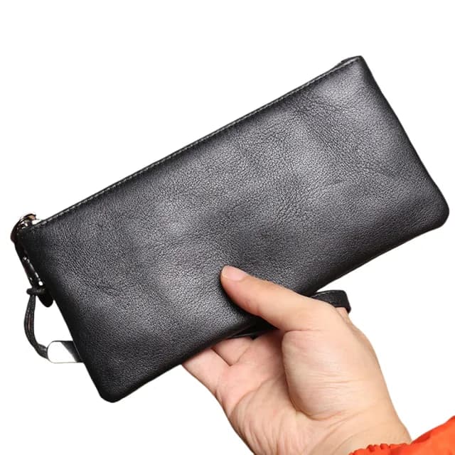 【KT DADA】薄錢包 手機包 包包 手拎包 手拿包 拉鍊零錢包 男零錢包 拉鍊長夾 女