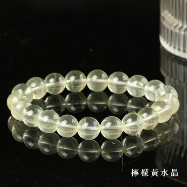 【時尚巴黎】情人節禮物水晶手鍊串珠手繩男女手珠平安擋煞防小人轉運淨化招財開運(10/12mm黃水晶4款74ki21)