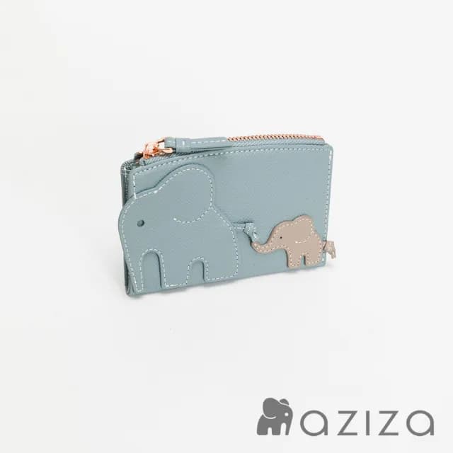 【aziza】URI大手牽小手零錢包(雙11/薄暮藍/絕版出清下殺/療癒小物/送禮首選)