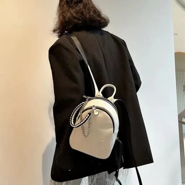 【LEEHER】情人節禮物 七夕 大容量後背包/後背包/女生背包/包包/休閒背包/通勤背包/時尚/背包/小背包/編織