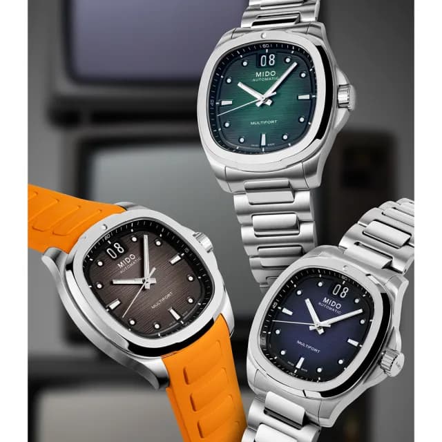 【MIDO 美度】廣告配戴款 TV大日期窗機械錶 鋼帶 40mm 禮物 送禮 推薦(任選一款)