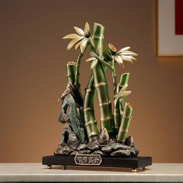 【CJY】節節高升竹子擺件 招財如意客廳玄關裝飾品 喬遷辦公室禮物開業禮品(節節高升擺件)