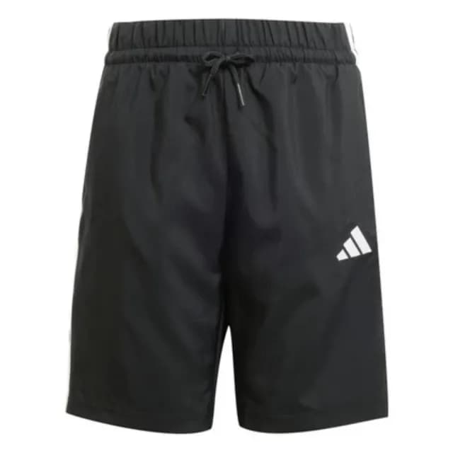【adidas 愛迪達】短褲 童裝 大童 男女童 運動褲 J 3S WV SH 黑 JD8189