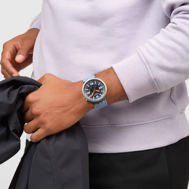 【SWATCH】BIG BOLD MOMENT 大錶面金屬手錶/男錶/女錶/瑞士製造 SB07S122(47mm)