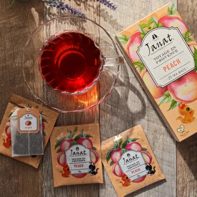 【咖樂迪咖啡農場】Janat 普羅旺斯系列 水果風味茶 2gx25袋(白葡萄/草莓/焦糖/蜜桃/蘋果)