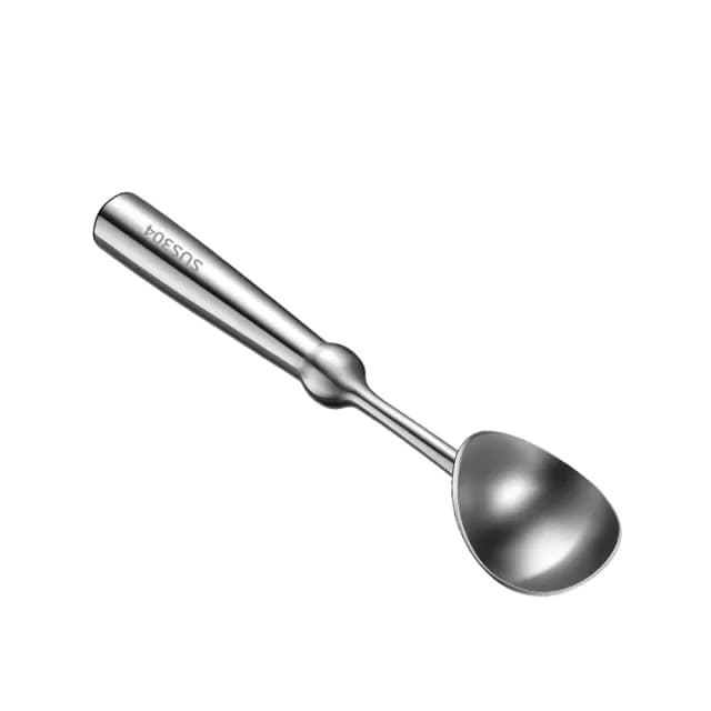 【PUSH!】餐具廚房用品304不銹鋼冰淇淋勺挖西瓜水果冰淇淋挖球器挖球杓雪糕杓(挖冰淇淋勺2入 D382)