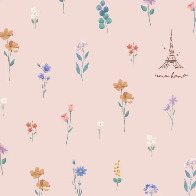 【uma hana】雙11 一朵朵大三層收納防水的三拉長零(零錢包/長零錢包/隨身收納包/防水包)