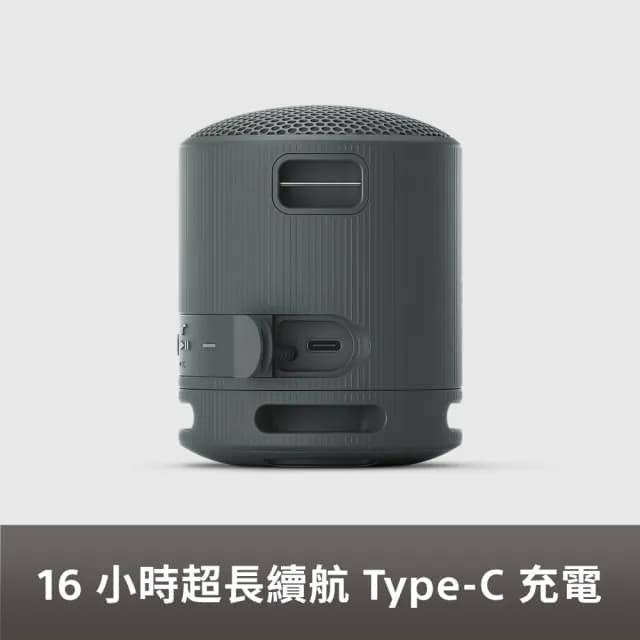 【SONY 索尼】可攜式無線藍牙喇叭 SRS-XB100(公司貨 保固12個月)