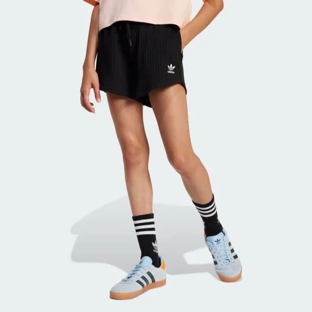 【adidas 愛迪達】運動短褲 童裝 - Originals JC8433