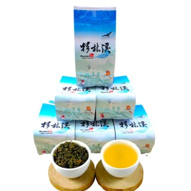 【龍源茶品】杉林溪極品手採花香高山烏龍茶葉150gx6包(共1.5斤;無焙火;附提袋)