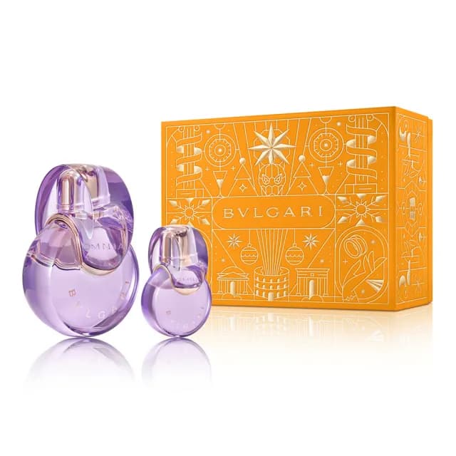 【BVLGARI 寶格麗】紫水晶橙夕金鑰禮盒-100ml+15ml(專櫃公司貨)