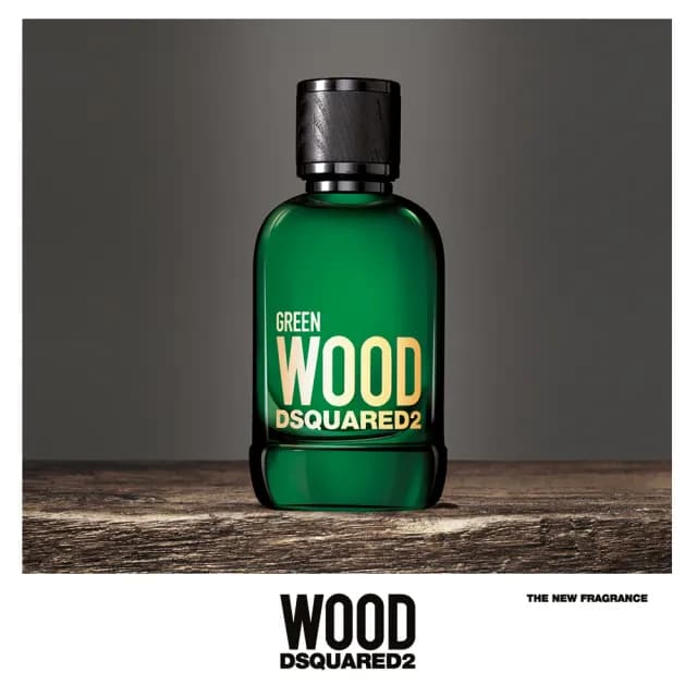 【DSQUARED2】GREEN WOOD 心動綠男性淡香水100ml(平行輸入)