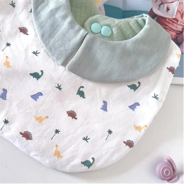 【Lianne baby】兩入組 台灣手工製高質感圍兜彌月禮盒組(寶寶禮物 新生兒 嬰兒禮物)