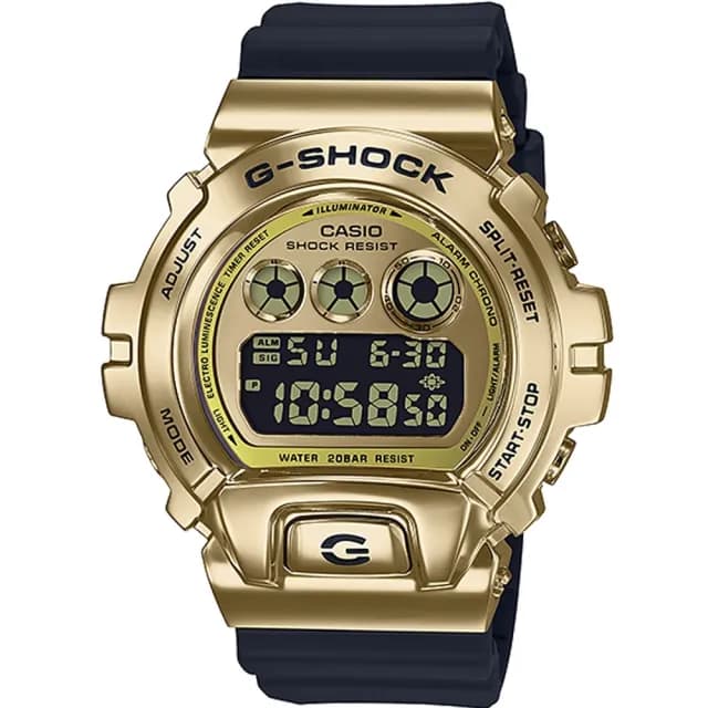 【CASIO 卡西歐】G-SHOCK DW-6900 25周年金屬手錶 送禮推薦(GM-6900G-9)