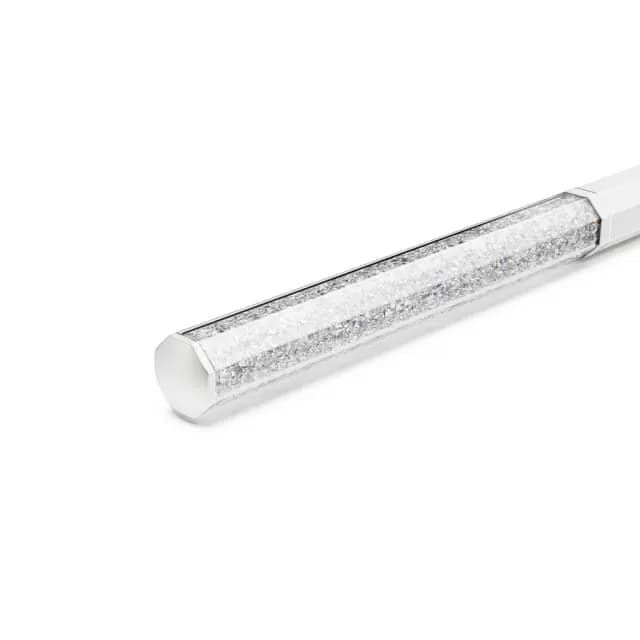 【SWAROVSKI 施華洛世奇】Crystalline 圓珠筆 八邊形 白色(情人節禮物)