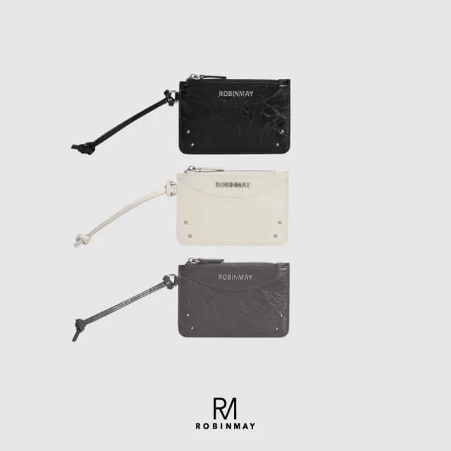 【ROBINMAY】Crystal真皮卡夾零錢包 頭層皮(雙11/真皮拉鍊封口/多色任選)