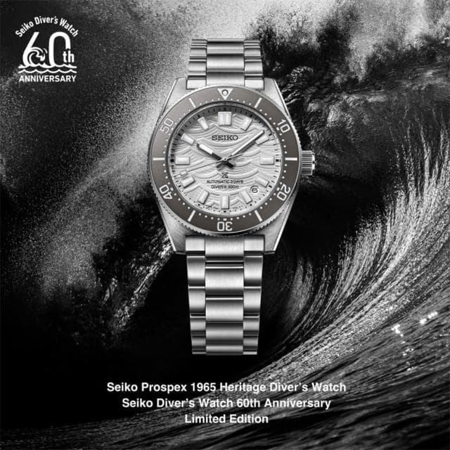 【SEIKO 精工】SPB511J1 Prospex 60週年限量三日鍊 銀色海浪潛水機械錶 畢業禮物(SPB511J1/6R55-00K0S)
