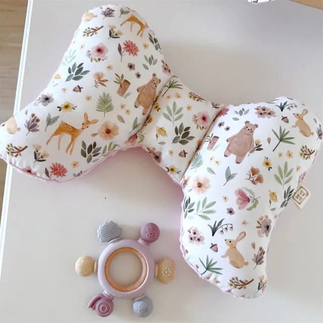 【Lianne baby】女嬰禮盒 台灣製韓國布粉鹿熊森林豪華彌月禮盒 嬰兒禮物(滿月禮 收涎禮物  彌月禮盒)