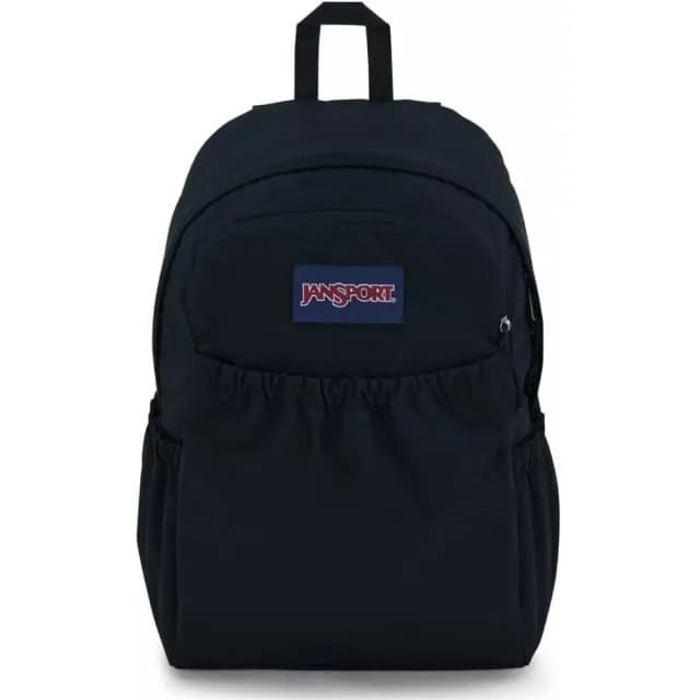 【JANSPORT】父親節禮物 SLOUCH PACK 垂型機能背包 經典黑(JS0A85NV008)