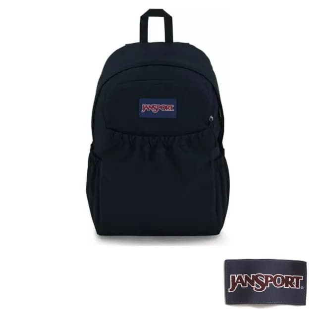 【JANSPORT】情人節禮物 SLOUCH PACK 垂型機能背包 經典黑(JS0A85NV008)