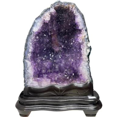 【恬芯晶品】10.75kg精選巴西金型紫水晶洞新居財位擺設OK32(紫鈦晶晶洞開運招財招貴人開業財位新春禮物)