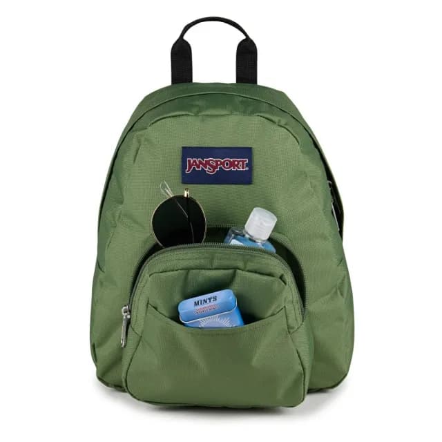 【JANSPORT】情人節禮物 HALF PINT迷你小背包 - 軍綠色(JS00TDH6KM1)