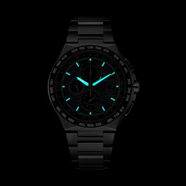 【CITIZEN 星辰】GENTS系列 電波對時 鈦金屬 光動能腕錶 七夕 情人節 送禮 推薦(AT8238-84L)