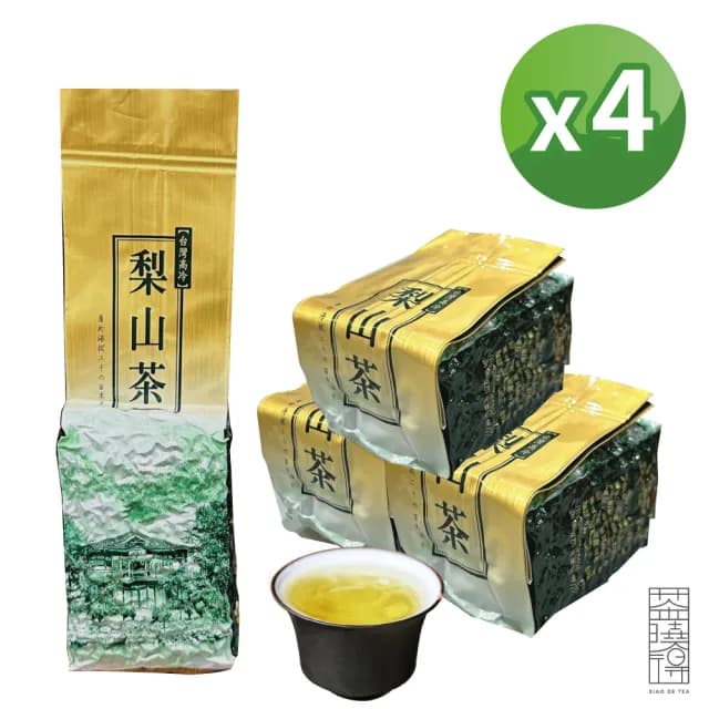 【茶曉得】特等老饕級梨山烏龍茶葉(150gx4包-1斤 春茶)