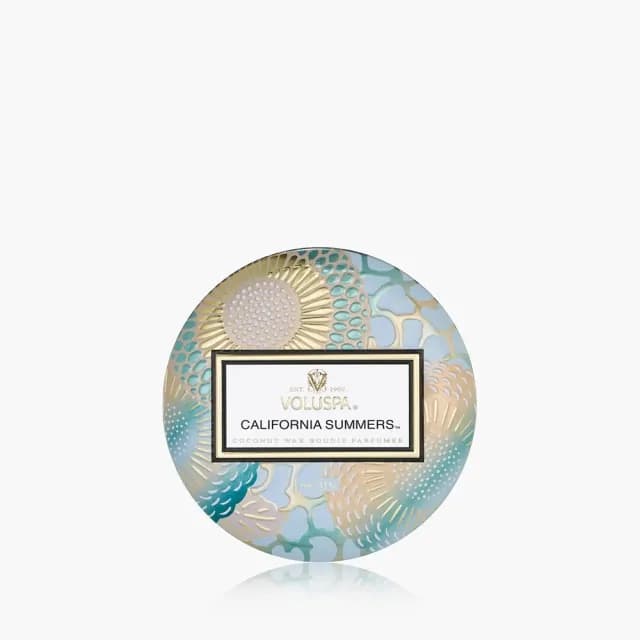 【VOLUSPA】日式庭園系列 夏日加州 迷你錫盒 4oz/113g(CALIFORNIA SUMMERS)