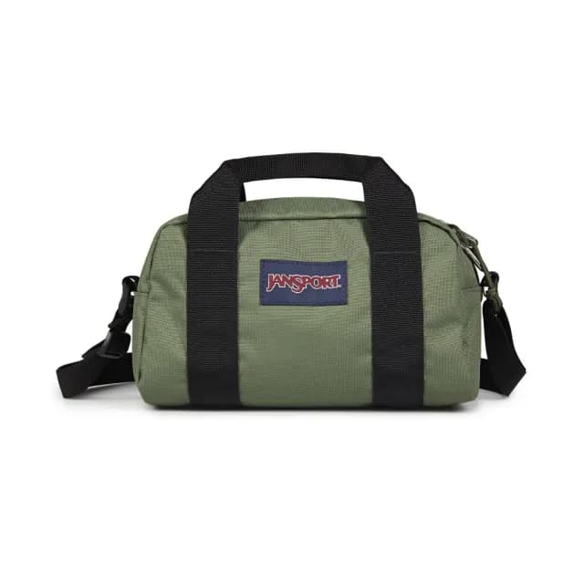 【JANSPORT】情人節禮物 WEEKENDER MINI DUFFEL 旅行迷你手提袋 軍綠色(JS0A85VGKM1)