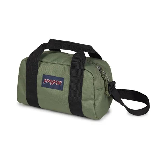【JANSPORT】情人節禮物 WEEKENDER MINI DUFFEL 旅行迷你手提袋 軍綠色(JS0A85VGKM1)