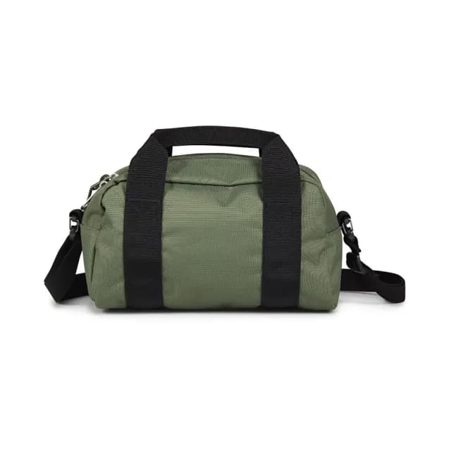 【JANSPORT】情人節禮物 WEEKENDER MINI DUFFEL 旅行迷你手提袋 軍綠色(JS0A85VGKM1)