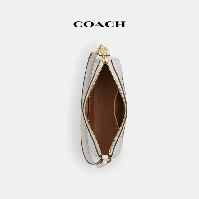 【COACH】蔻馳官方直營 COACH X PEANUTS NOLITA 19號手袋-IM/粉筆白色 混合色(CBM76)