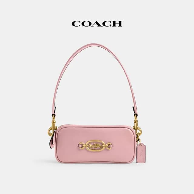 【COACH】蔻馳官方直營 AVERY單肩手袋-B4/柔粉色(CR095)