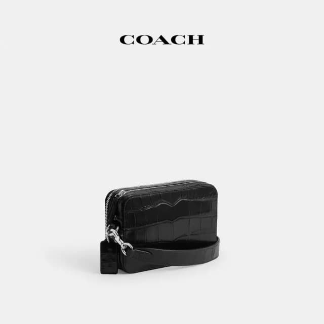 【COACH】蔻馳官方直營 CHARTER 19號斜背手袋-黑色(CW431)