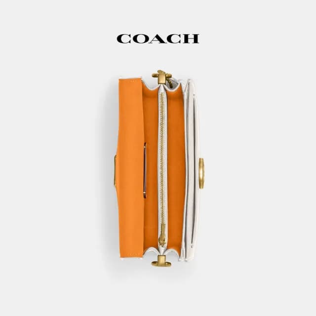 【COACH】蔻馳官方直營 TABBY 20號單肩手袋-B4/粉筆白色(CY201)