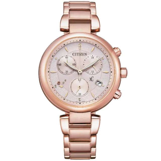 【CITIZEN 星辰】心蕊．台灣限定款 xC系列 光動能時尚計時腕錶 父親節 禮物 送禮 推薦(FB1452-66W)