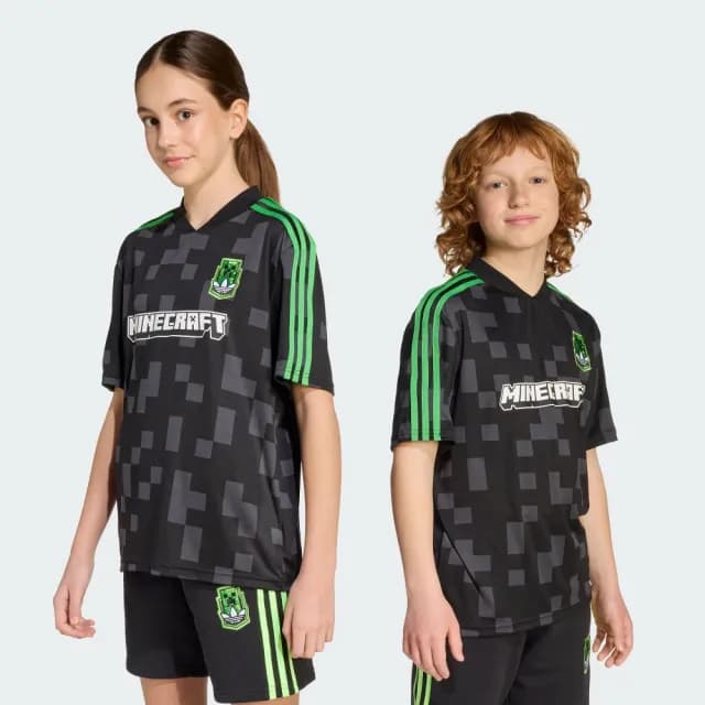 【adidas 愛迪達】MINECRAFT 短袖上衣 T恤 童裝 - Originals KD9838