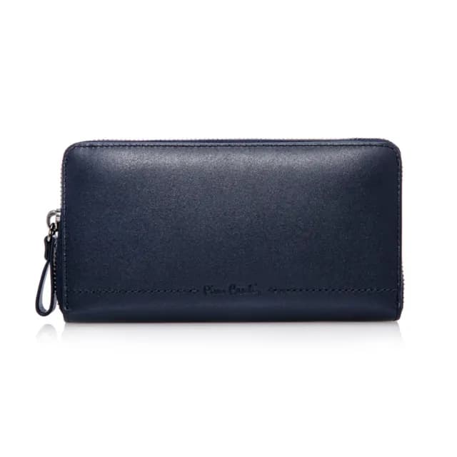 【pierre cardin 皮爾卡登】真皮男用長夾-3色(RFID防盜皮夾 88親節禮物 男包)