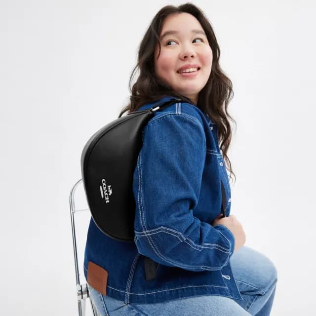 【COACH】蔻馳官方直營 PACE單肩包 單肩手袋 肩背包 斜背包-黑色(CT644)