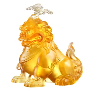【琉璃工房 LIULI】長青寶獅  入厝禮/轉任/開店禮物(送禮/琉璃/禮物/水晶/藝術品/禮贈/企業)